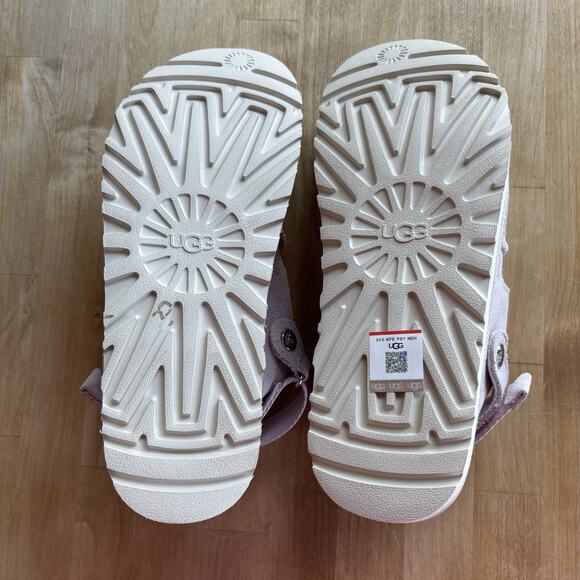 UGG Goldenstar Glide Slide Purple Bay Fog Platform Sandal Women's US size 10 NEW - Picture 6 of 12